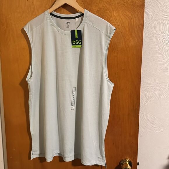 Mesh Tank Top Mens XL Green DSG - Picture 1 of 2